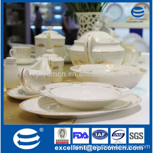 new bone china tableware square shape houseware kitchen and dining dinner set